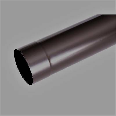 Okapový svod pozinkovaný Lakovaný RAL 8019 šedohnědá ⌀120mm/3000mm