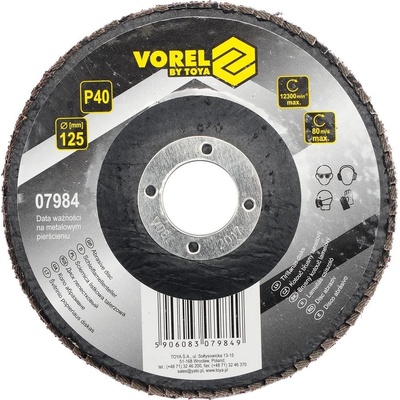 Vorel Kotouč brusný lamelový 125 mm P100 TO-07987