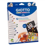 GIOTTO Комплект перманентни маркери giotto 12 цвята 3403