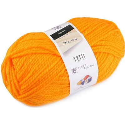 Pletací příze Yetti 100 g Varianta: 22 (54460) oranžovožlutá, Balení: 1 ks 40184/72742/182079