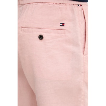 Tommy Hilfiger къс панталон мъжки с лен (MW0MW44353)