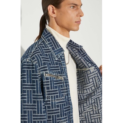 Дънково яке Kenzo Trucker Denim Jacket Weave (FE65DV3106J2.DD)