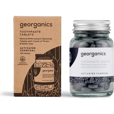 Georganics v tabletkách s aktivním uhlím 120 ks