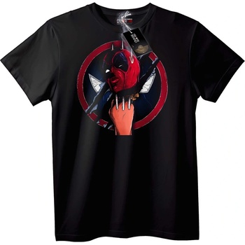 NOONEBRAND Тениска Deadpool - Дизайн на Marvel герой - 7XL, Black