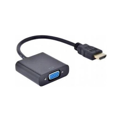 PremiumCord HDMI to VGA Converter with 3.5mm Stereo Jack Sound, Black