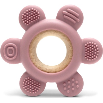 Lorelli Premium СИЛИКОНОВА ГРИЗАЛКА С БУК ЦВЕТЕ natural deep pink (10210890002)