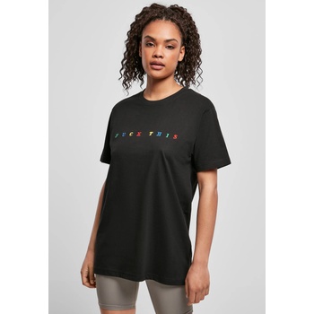 Mister Tee Дамска тениска в черно Mister Tee Fuck This UB-MT1913-00007 - Черен, размер XS