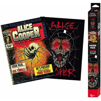 Image 1 of NNM плакат (компл 2 бр. ) ALICE COOPER - Tales of Horror/Skull - GBYDCO306