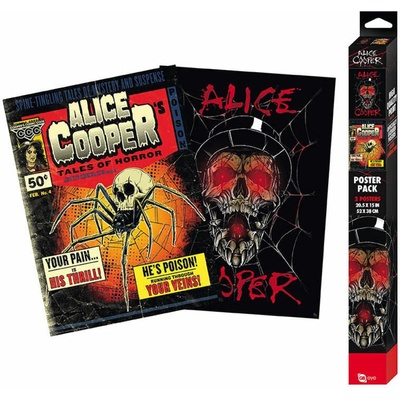 NNM плакат (компл 2 бр. ) ALICE COOPER - Tales of Horror/Skull - GBYDCO306