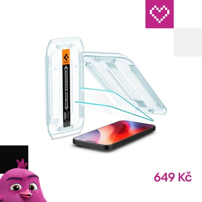Spigen Glass tR EZ Fit 2 Pack transparency iPhone 16 Pro AGL07928 od 366 Kč