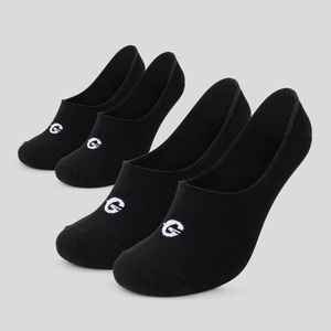 GymBeam Чорапи No-Show 2Pack Black XL