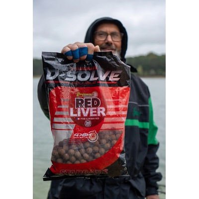 Starbaits Boilies D-Solve 20 mm 2,5 kg Red Liver