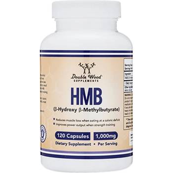 Image 1 of Double Wood Supplements HMB | (β - Hydroxy β - Methylbutyrate) 164 mg [120 капсули]