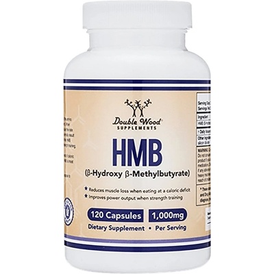 Double Wood Supplements HMB | (β - Hydroxy β - Methylbutyrate) 164 mg [120 капсули]