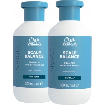 Wella Invigo Balance hloubkově čisticí šampon 2 x 300 ml
