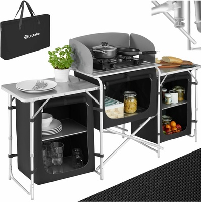tectake 403344 kempinková kuchyň 172x52x104cm – Zboží Mobilmania