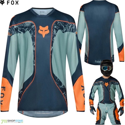 Fox 180 Image Print Jersey mx dres arct blue