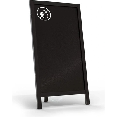 Allboards Reklamní áčko s křídovou tabulí 78 x 44 cm