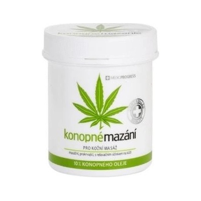 MedicProgress konopné mazání 10% konopného oleje 250 ml