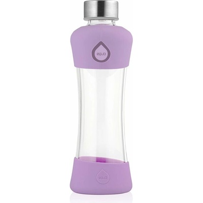 Equa Active skleněná láhev na vodu Plum 550 ml