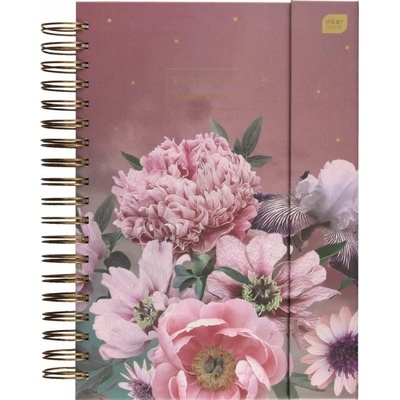 Fotoalbum kroužkové B5 25listů INTERDRUK Magnetic Closure Flowers