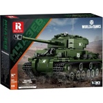Reobrix Конструктор Reobrix World of Tanks - Танк Sherman, 1: 30, 836 части (77030)