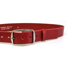 Penny Belts dámsky kožený opasok 11793 červený