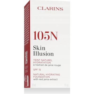 Clarins Skin Illusion 105 nude podklad na tvár SPF 11-20 30 ml