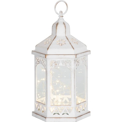 MagicHome Lampáš Morocco 30 mLED čierny 3xAAA plast časovač 18x15x32 cm