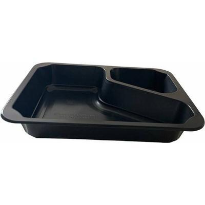 Vegware Tácka miska na nachos a omáčku 195 x 180 x 45 mm 550 ml