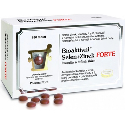 Pharma Nord Bioaktivní Selen+Zinek forte 150 tablet – Hledejceny.cz