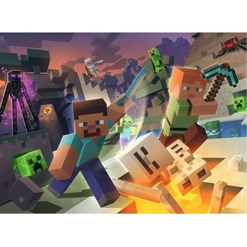 Ravensburger Minecraft Monstra z Minecraftu 100 dílků