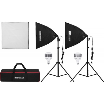 Phototools 2x Daylight ETL-50cm, trvalé světlo s LED žárovkou