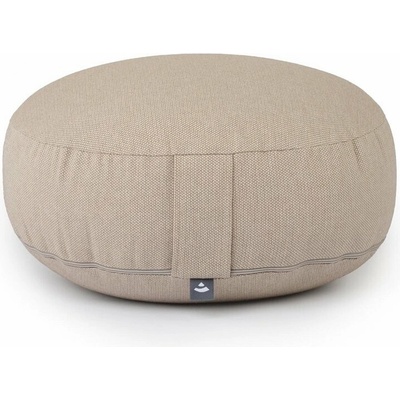 Bodhi BIG RONDO široký meditačný vankúš CLASSIC Dobby 38,5 x 18,5 cm náplň špalda