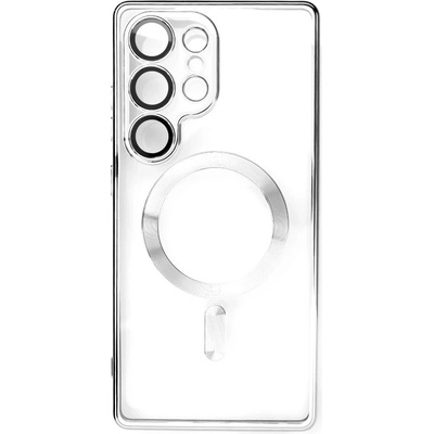 HQWear Галваничен калъф с MagSafe поцинкован за iPhone 16e - сребрист (5907769375002)