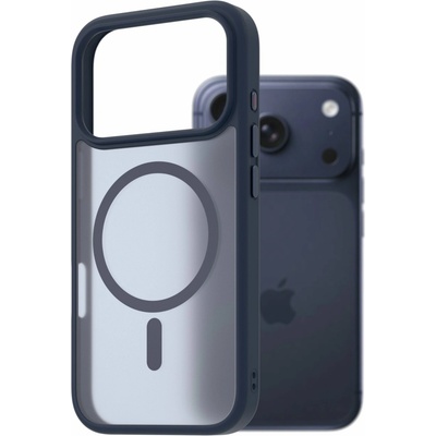 AlzaGuard Matte Case Compatible with MagSafe pro iPhone 17 Pro tmavě modrý AGD-PCMM478L