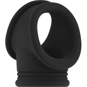 Sono No. 48 Cockring with Ball Strap Black