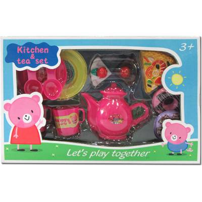 Armtoys КУХНЕНСКИ КОМПЛЕКТ С ЧАЙНИК И ПИЦА В КУТИЯ ПРАСЕНЦЕ