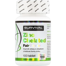 Survival Zinc Chelated Fair Power 100 tablet