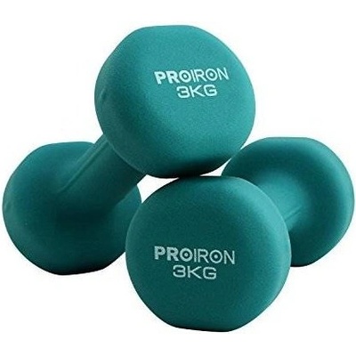 PROIRON Neoprene Dumbell 2 x 3 kg