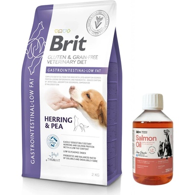 Brit Veterinary Diet Dog Grain Free Gastrointestinal Low Fat 2 kg