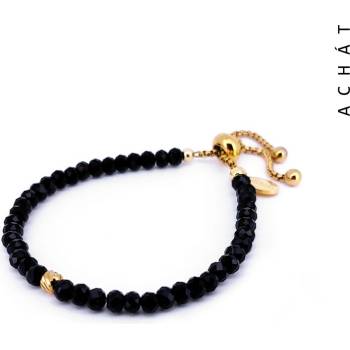 Taboo náramok Astral Aura čierny achát tbaa101