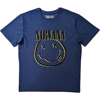 Image 1 of Nirvana Inverse Happy Face Sky Blue XL Риза (NIRVTS13MBL04)