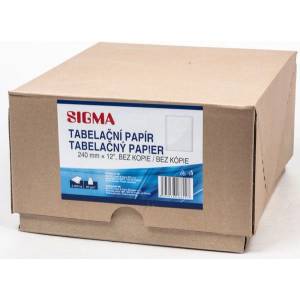 SIGMA Хартия за табулация sigma 240 мм+0 2000 листа 1 бр
