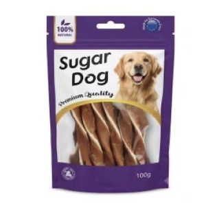 Sugar Dog Лакомства за кучета Патешки усукани ленти 100 гр (70106)