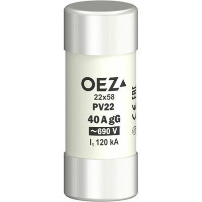 OEZ LETOHRAD OEZ Pojistka válcová 40A PV22-GG OEZ:06748