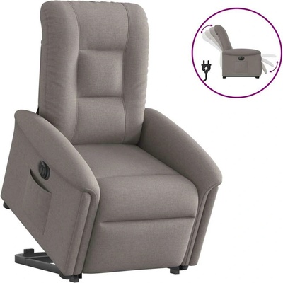 vidaXL 11461.3303281 Elektrické zvedací polohovací taupe textil