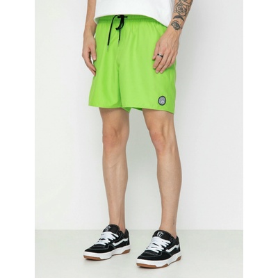 Plavky Volcom Lido Solid Trunk 16 Electric Green