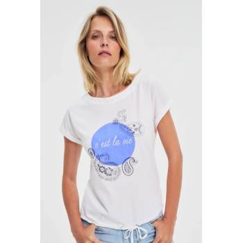 Moodo Бяла дамска тениска Moodo Moodo | Byal | ЖЕНИ | S