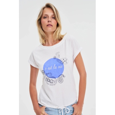 Moodo Бяла дамска тениска Moodo Moodo | Byal | ЖЕНИ | S